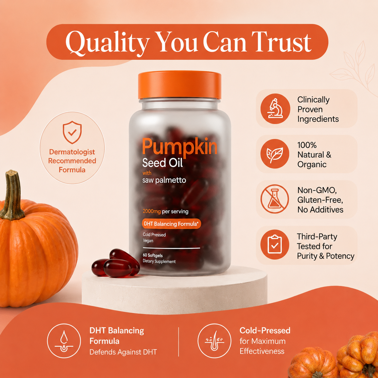 Pumkin® Pumpkin Seed Oil Capsules